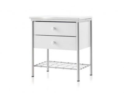 Chevet Moderno 2 en fer forgé. Meuble design pour la chambre. Le Monde du Lit