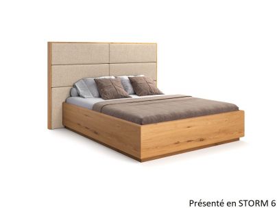 Lit Coffre Vancouver en chêne massif FSC | Fabrication européenne | Le Monde du Lit