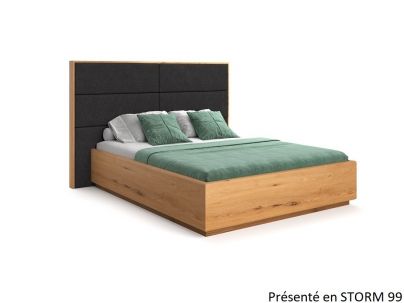 Lit Coffre Vancouver en chêne massif FSC | Fabrication européenne | Le Monde du Lit