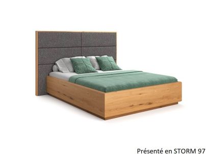 Lit Coffre Vancouver en chêne massif FSC | Fabrication européenne | Le Monde du Lit