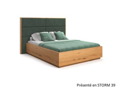 Lit Coffre Vancouver en chêne massif FSC | Fabrication européenne | Le Monde du Lit