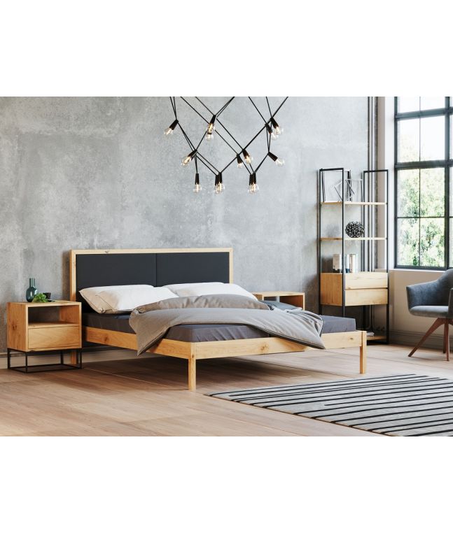 Lit en chêne massif FSC