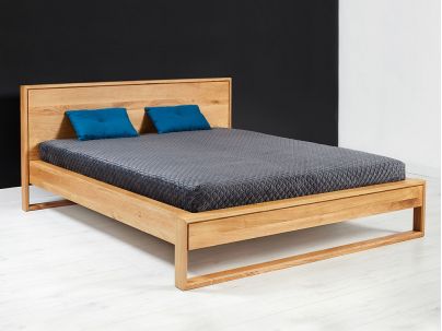 Lit Québec en chêne massif FSC | Fabrication européenne | Le Monde du Lit