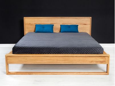 Lit en bois massif FSC, fabrication européenne