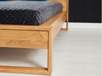 Lit Québec en chêne massif FSC | Fabrication européenne | Le Monde du Lit
