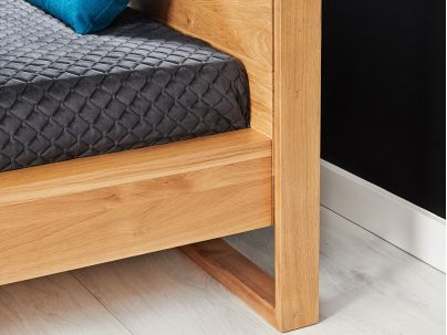 Lit Québec en chêne massif FSC | Fabrication européenne | Le Monde du Lit