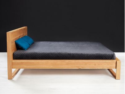 Lit Québec en chêne massif FSC | Fabrication européenne | Le Monde du Lit