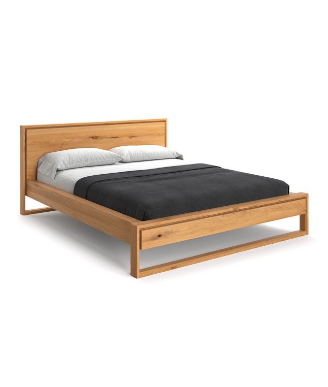 Lit en chêne massif FSC