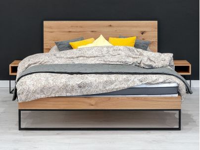 Lit en bois massif FSC, fabrication européenne