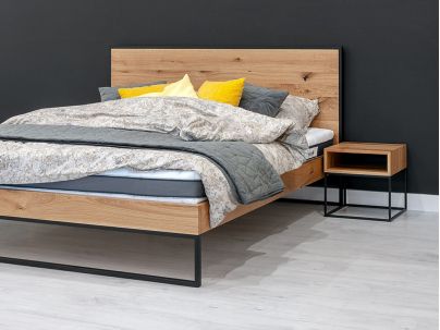 Lit Québec 2 en chêne massif FSC | Fabrication européenne | Le Monde du Lit