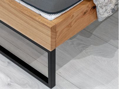 Lit Québec 2 en chêne massif FSC | Fabrication européenne | Le Monde du Lit