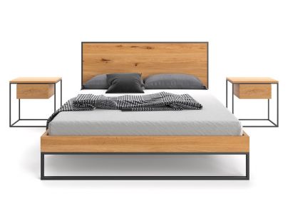 Lit Québec 2 en chêne massif FSC | Fabrication européenne | Le Monde du Lit