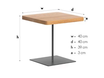 Chevet Calgary en chêne massif FSC | Fabrication européenne | Le Monde du Lit