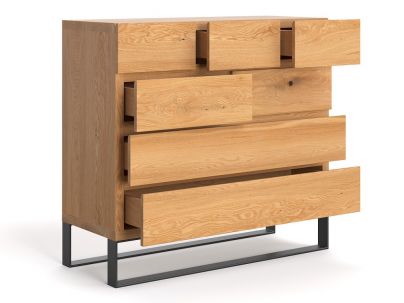 Commode en bois massif FSC, fabrication européenne