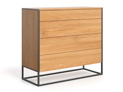 Commode Calgary en chêne massif FSC | Fabrication européenne | Le Monde du Lit