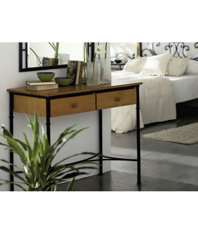 Commode Moderno 2 en fer forgé. Meuble design pour la chambre. Le Monde du Lit