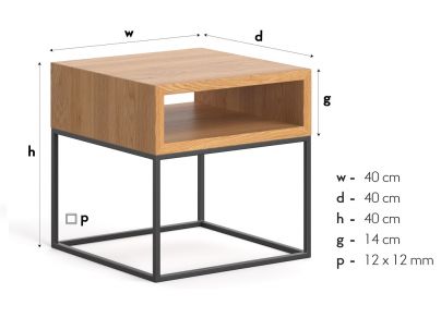 Chevet Montréal 2 en chêne massif FSC | Fabrication européenne | Le Monde du Lit