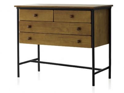 Commode Moderno en fer forgé. Meuble design pour la chambre. Le Monde du Lit