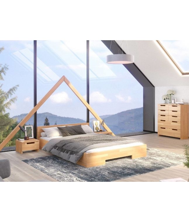 Lit Begonia en hêtre massif