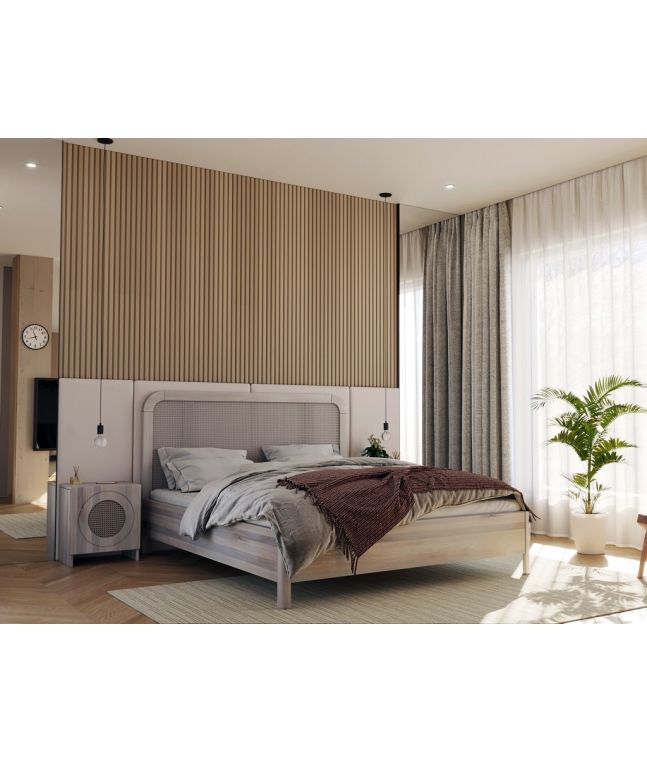 Lit Jasmin 3 en chêne massif