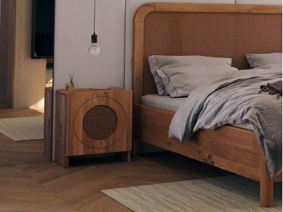 Chevet en chêne massif