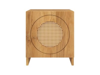 Chevet Jasmin 3 en chêne massif haut de gamme | Le Monde du Lit