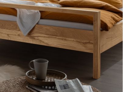 Lit Sarah en chêne massif FSC | Fabrication européenne | Le Monde du Lit
