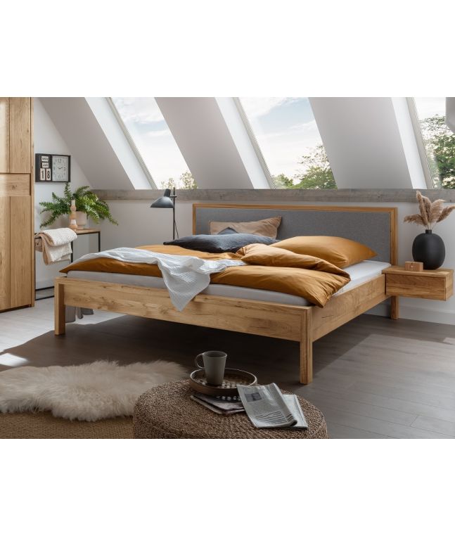 Lit en chêne massif FSC