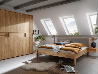 Lit Sarah 2 en chêne massif FSC | Fabrication européenne | Le Monde du Lit