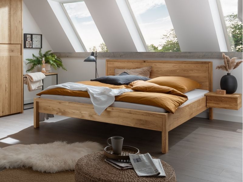 Lit en chêne massif FSC