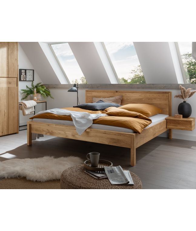 Lit en chêne massif FSC