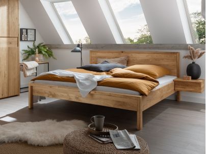 Lit en chêne massif FSC