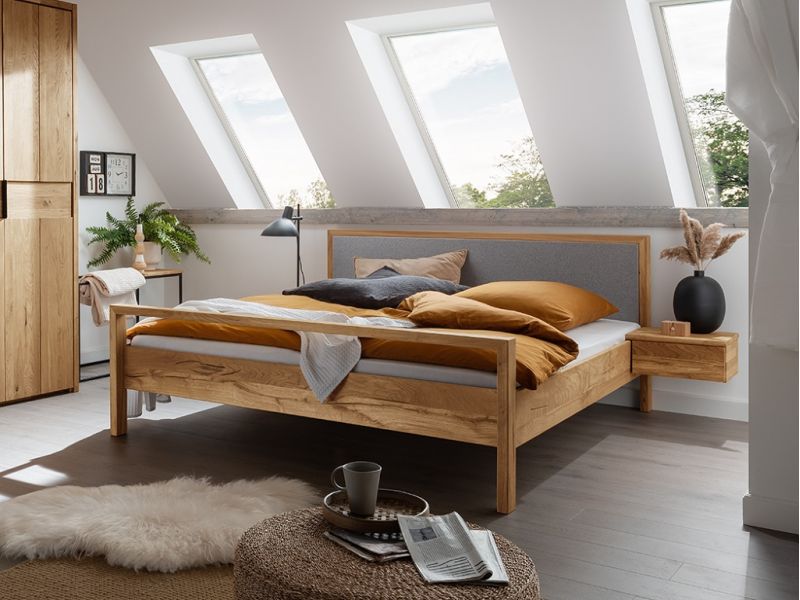 Lit en chêne massif FSC