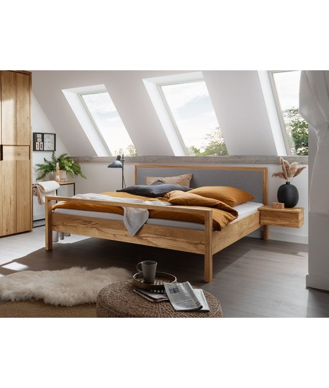 Lit en chêne massif FSC