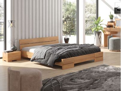 Lit Camélia 2 en hêtre massif