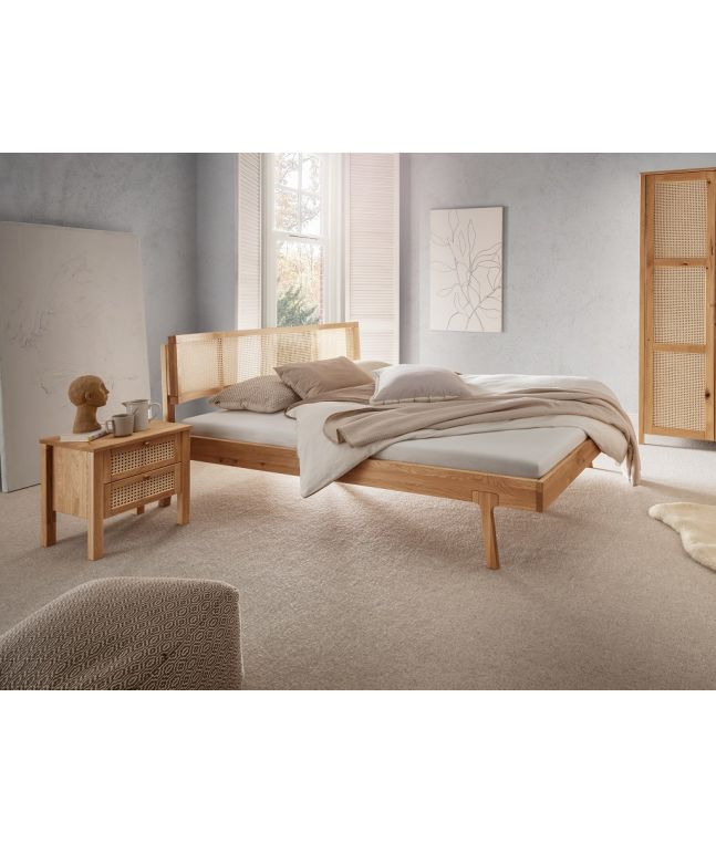 Lit en chêne massif FSC