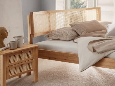 Lit en bois massif FSC, fabrication européenne