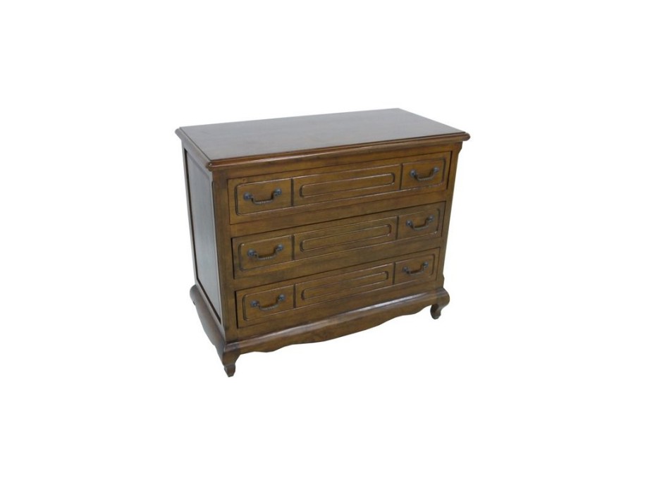 Commode Country3 en hevea massif de qualité. Le Monde du Lit