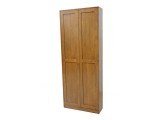 Armoire Europa en hevea massif de qualité. Fabrication artisanale.