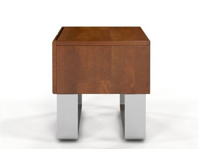 Chevet Jacinthe 1 tiroir en hêtre massif haut de gamme | Le Monde du Lit