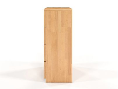 Commode Begonia 4 tiroirs en hêtre massif haut de gamme | Le Monde du Lit