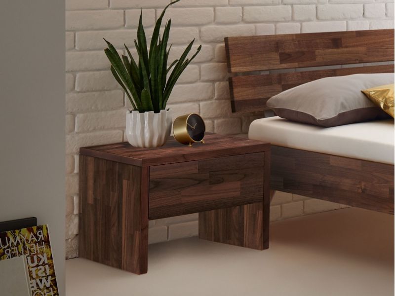 HASENA - Chevet en noyer massif