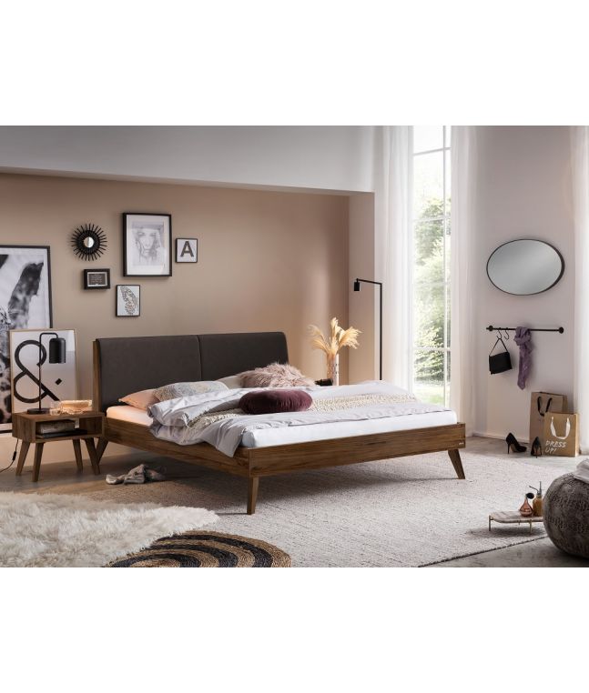 HASENA - Lit en noyer massif