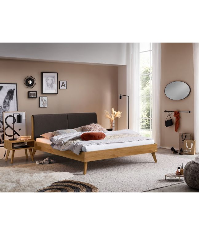 HASENA - Lit en chêne massif