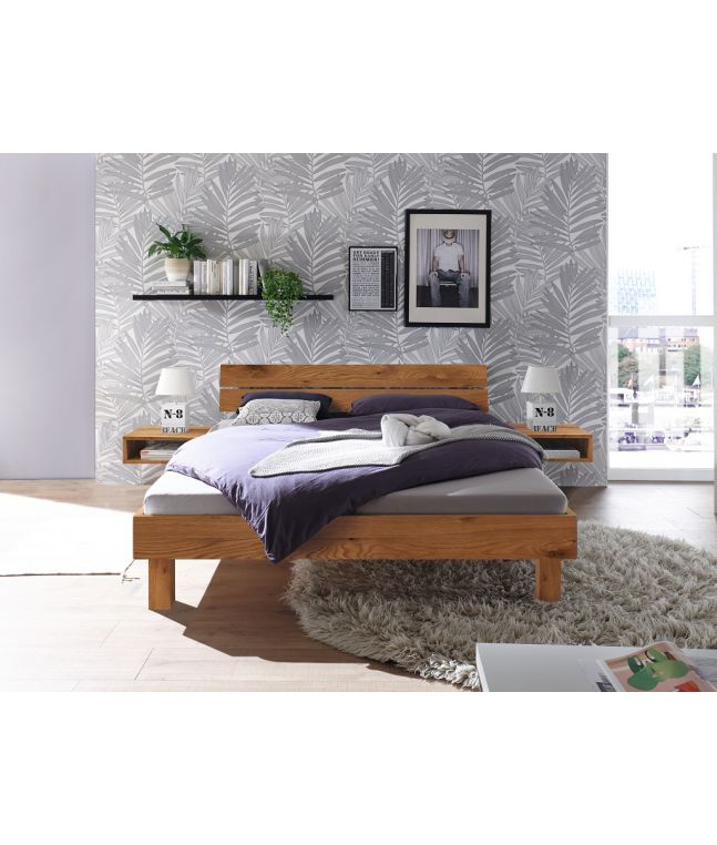 HASENA - Lit en chêne massif