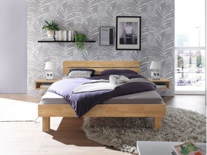 HASENA - Lit en chêne massif