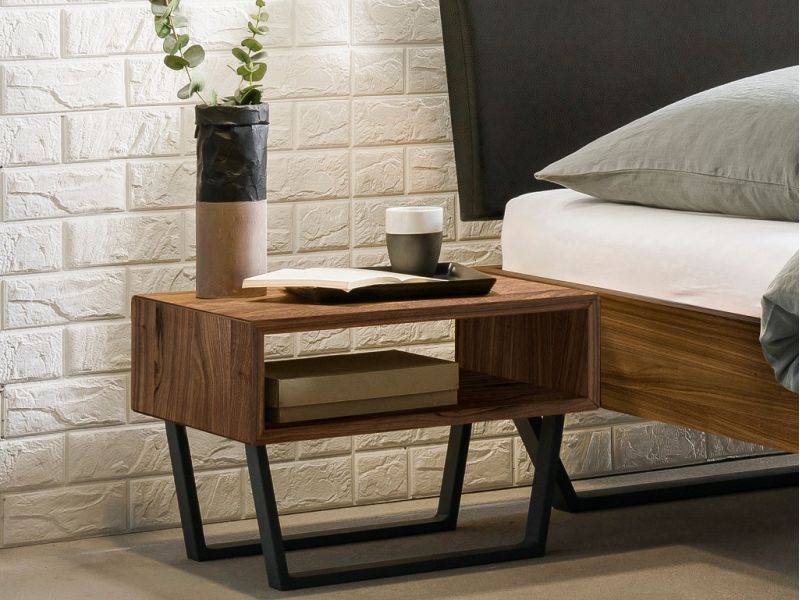 HASENA - Chevet en noyer massif