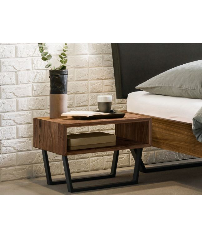 HASENA - Chevet en noyer massif