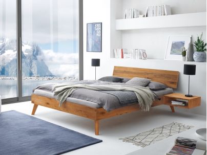 HASENA - Lit en chêne massif