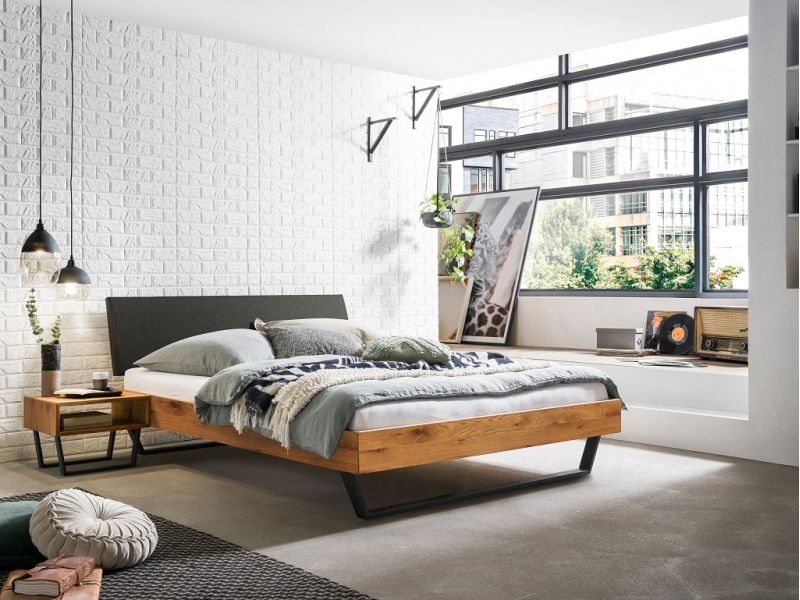 HASENA - Lit en chêne massif